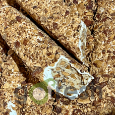 Ruladă cu  migdale și migdale prăjite 100g